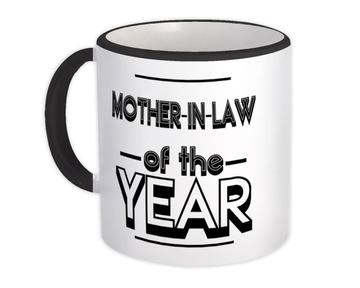 MOTHER-IN-LAW of The Year : Gift Mug Christmas Birthday