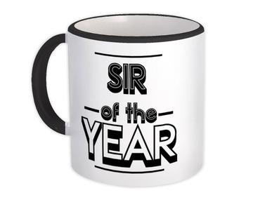 SIR of The Year : Gift Mug Christmas Birthday Secret Santa Gift Idea Holidays Gift