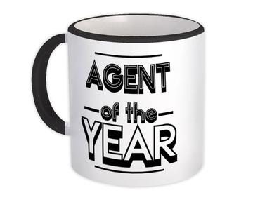 AGENT of The Year : Gift Mug Christmas Birthday Work Job