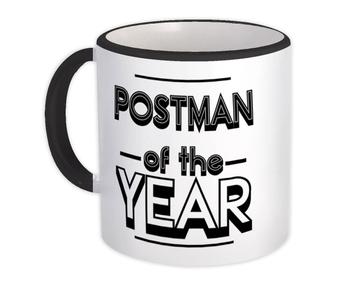 POSTMAN of The Year : Gift Mug Christmas Birthday Work Job