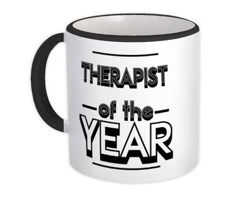 THERAPIST of The Year : Gift Mug Christmas Birthday Work Job