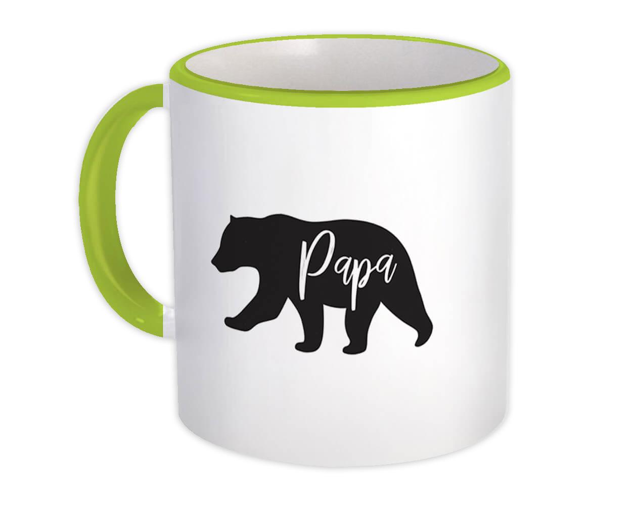 Papa Bear Mug Papa Bear Gifts For Birthday Fathers Day Christmas Papa Bear