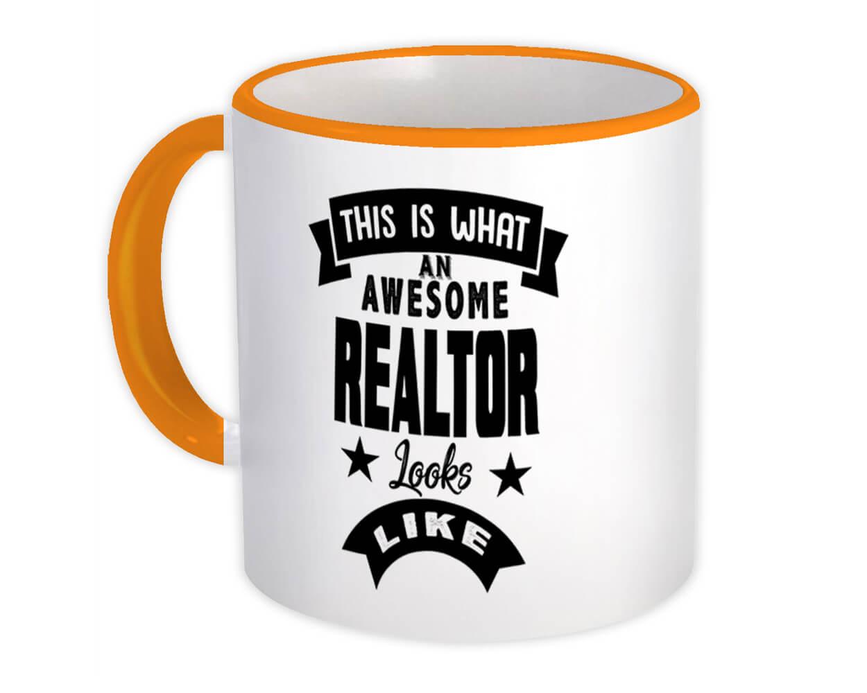 Gift Mug : This is What an Awesome REALTOR Looks Like Work Coworker Christmas