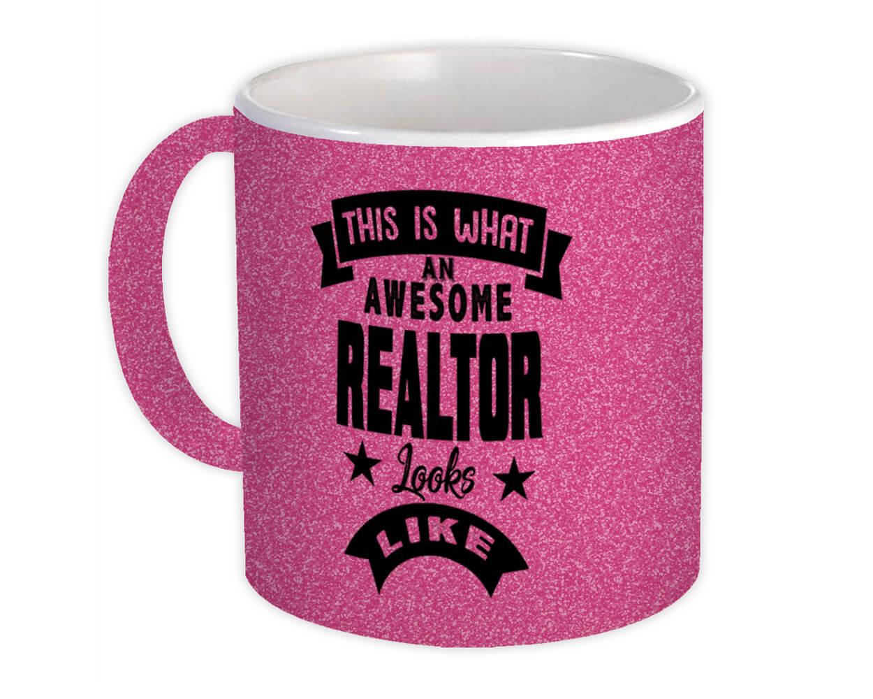 Gift Mug : This is What an Awesome REALTOR Looks Like Work Coworker Christmas