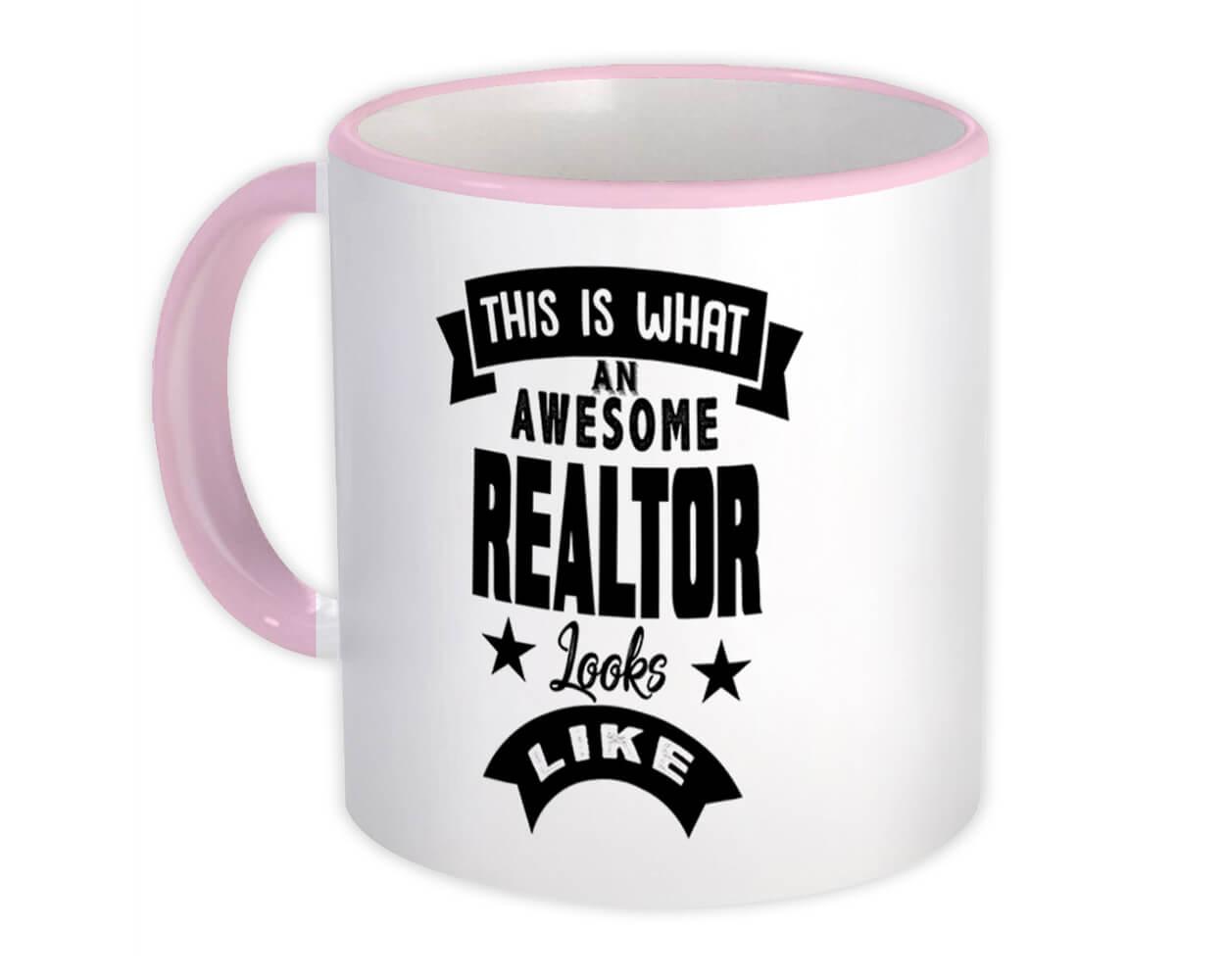 Gift Mug : This is What an Awesome REALTOR Looks Like Work Coworker Christmas