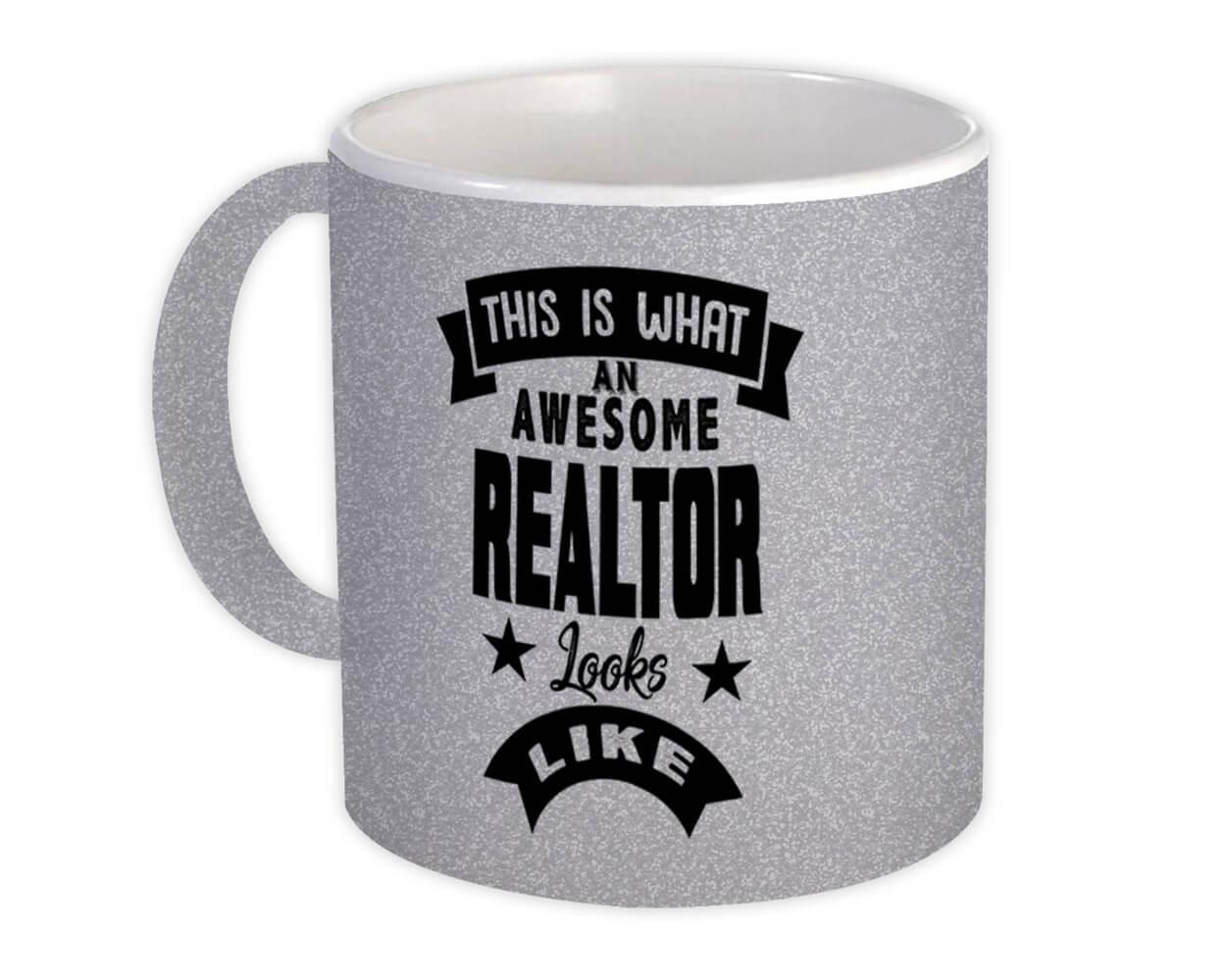 Gift Mug : This is What an Awesome REALTOR Looks Like Work Coworker Christmas