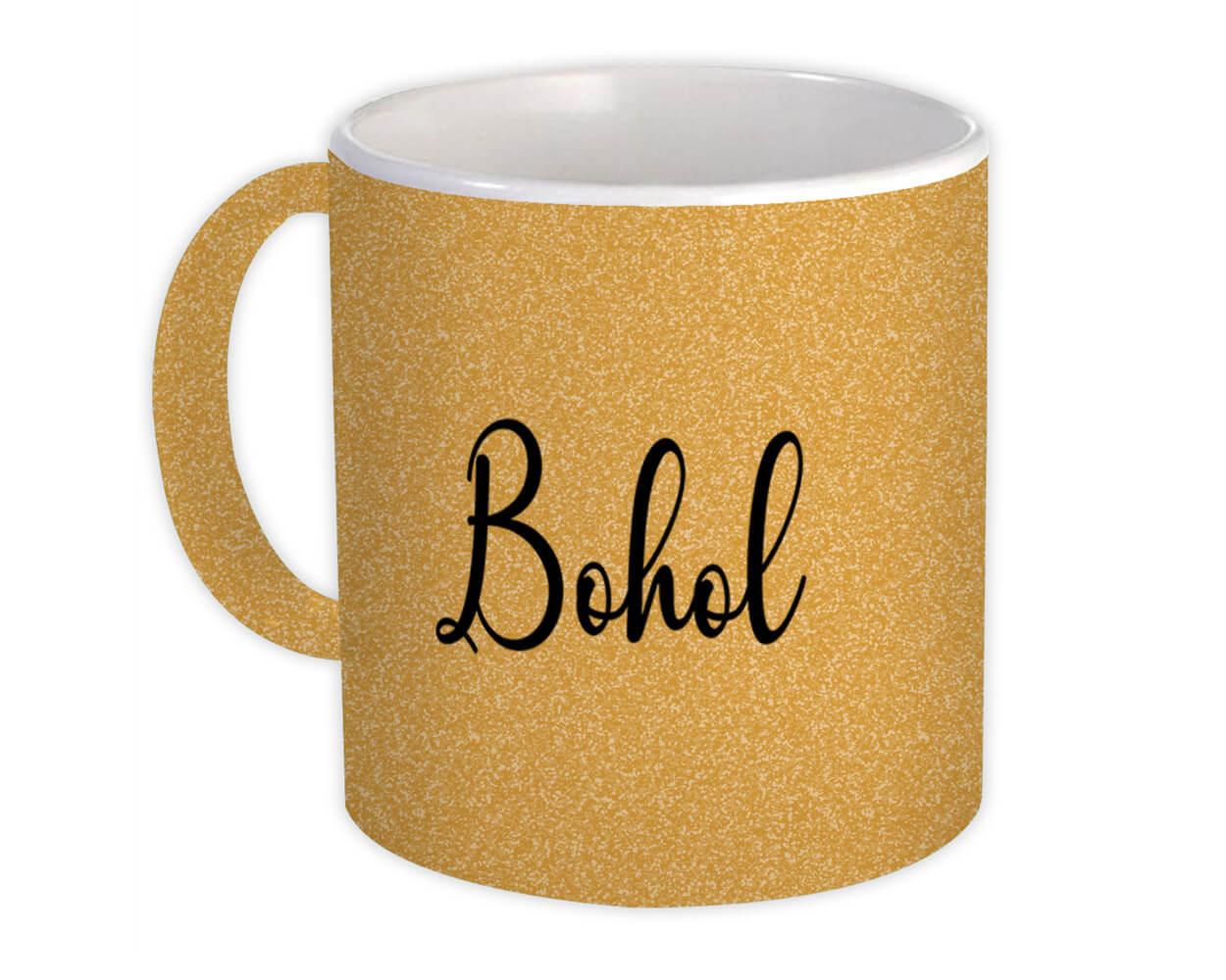 Gift Mug : Bohol Cursive Travel Souvenir Country Philippines