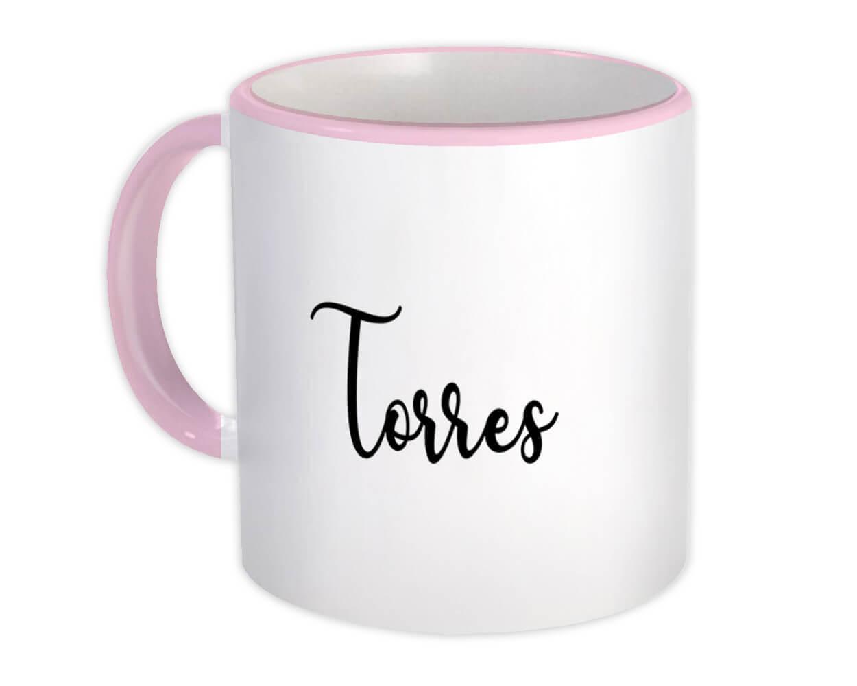 Gift Mug : Torres Cursive Travel Souvenir Country Brasil