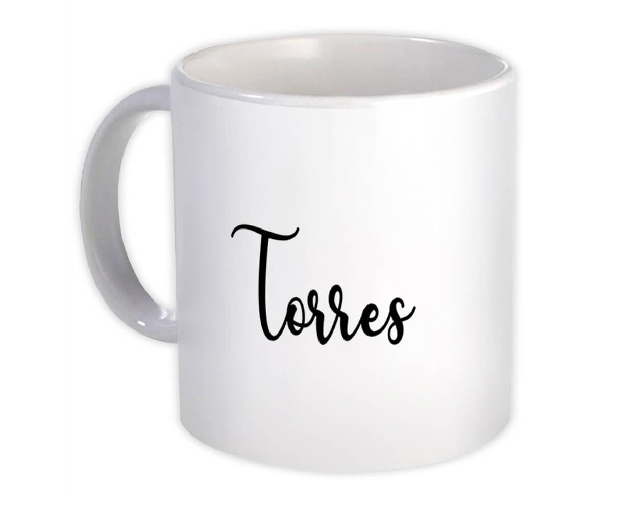 Gift Mug : Torres Cursive Travel Souvenir Country Brasil