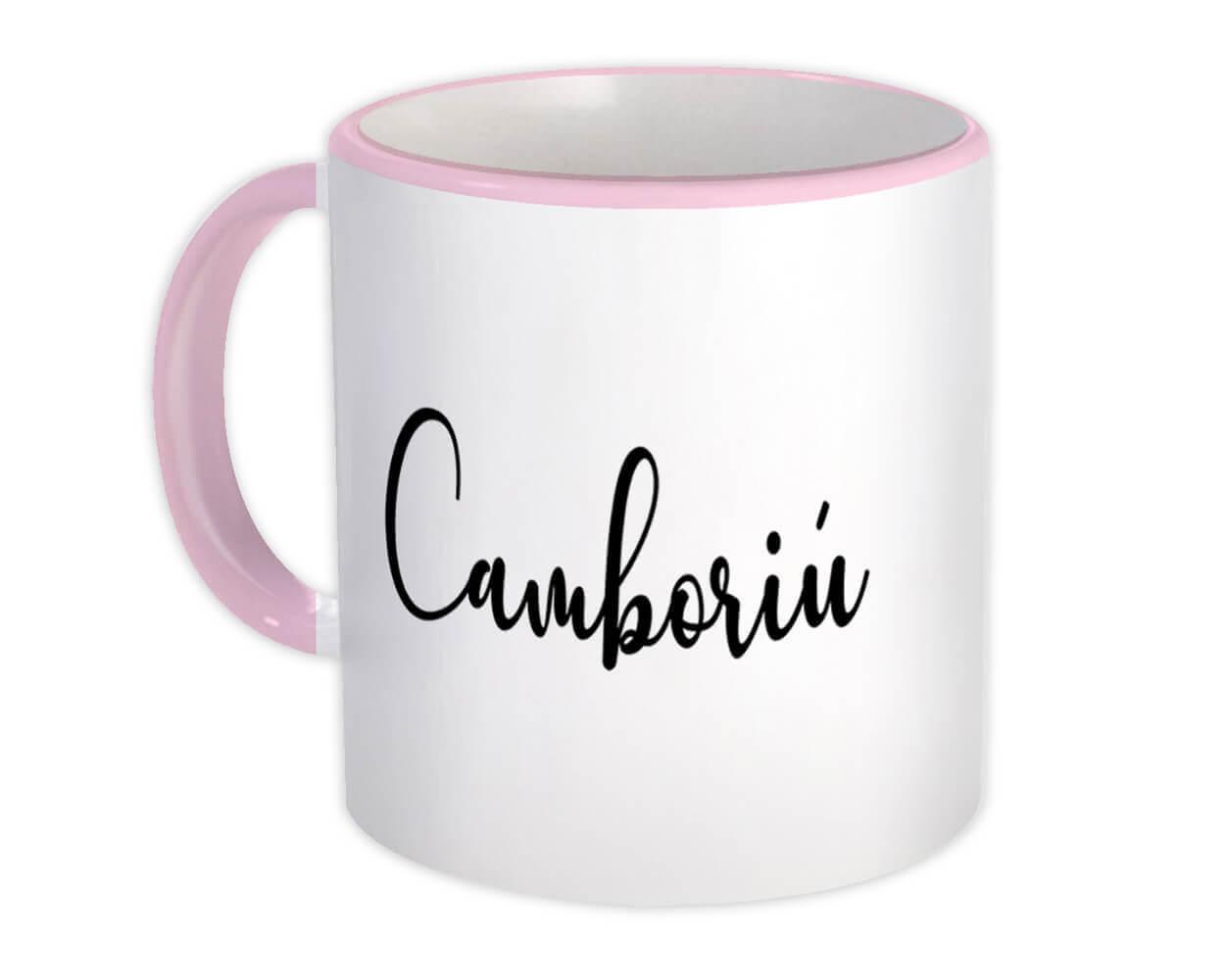 Gift Mug : Camboriú Cursive Travel Souvenir Country Brasil