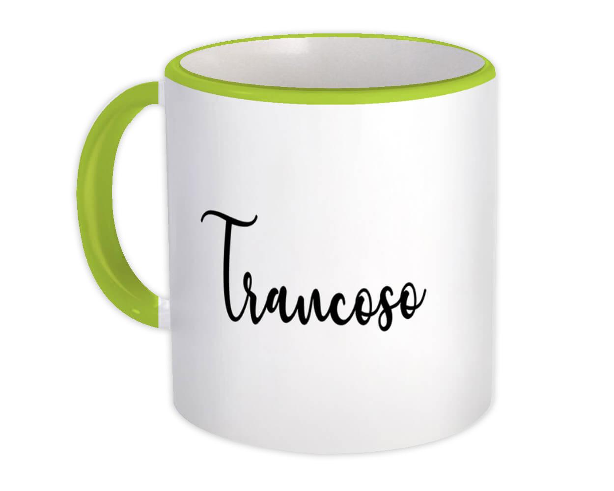 Gift Mug : Trancoso Cursive Travel Souvenir Country Brasil