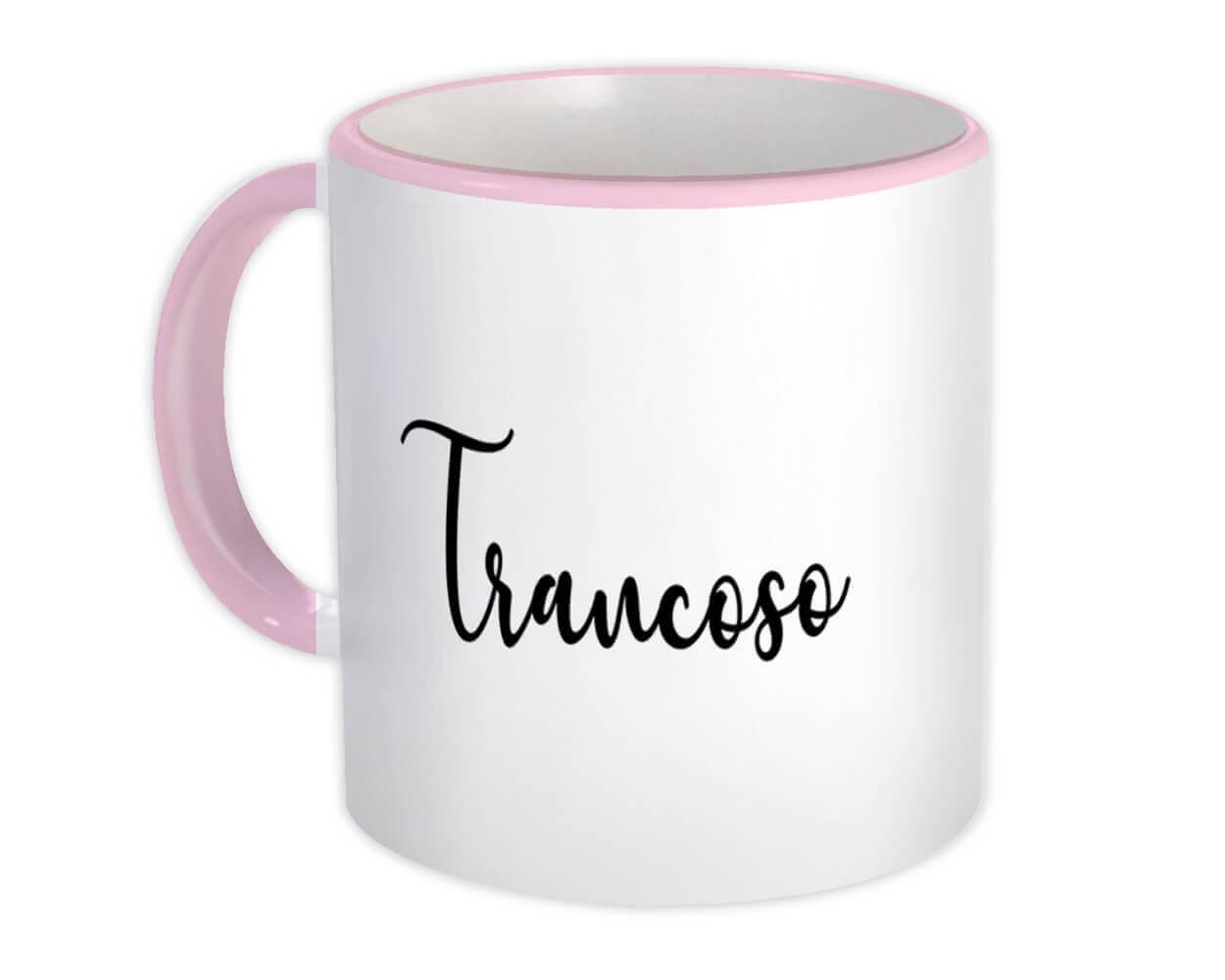 Gift Mug : Trancoso Cursive Travel Souvenir Country Brasil