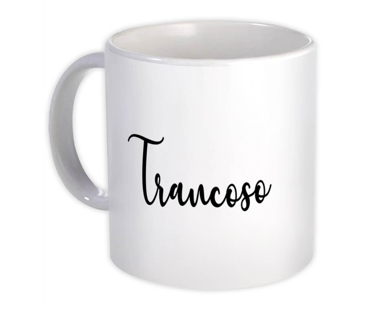 Gift Mug : Trancoso Cursive Travel Souvenir Country Brasil