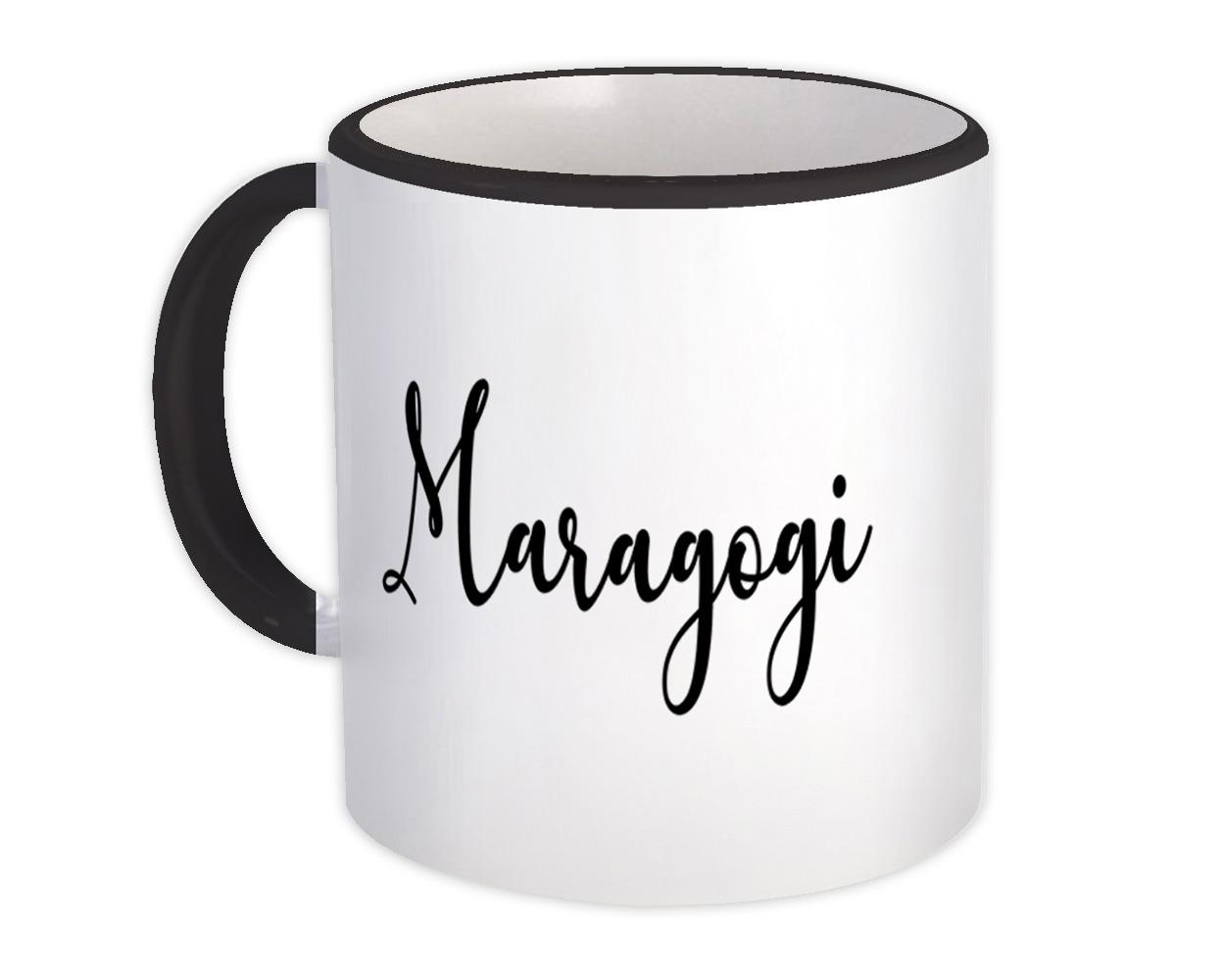 Gift Mug : Maragogi Cursive Travel Souvenir Country Brasil