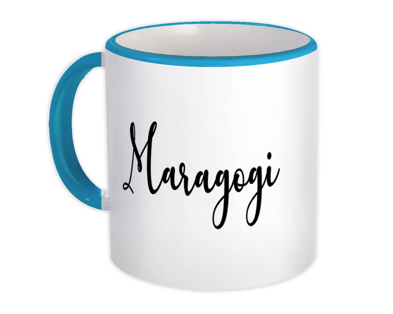 Gift Mug : Maragogi Cursive Travel Souvenir Country Brasil