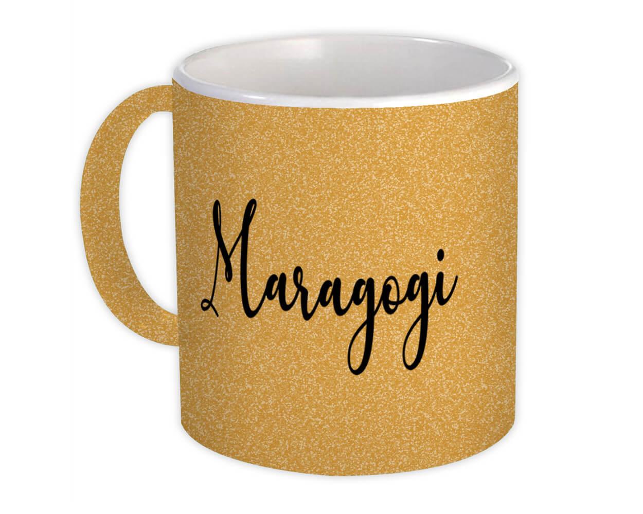 Gift Mug : Maragogi Cursive Travel Souvenir Country Brasil