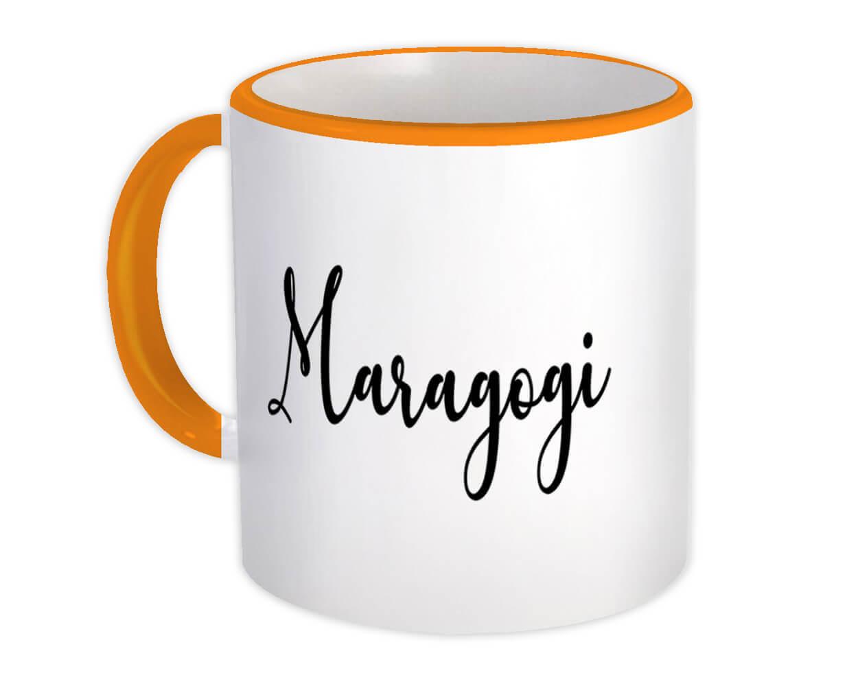 Gift Mug : Maragogi Cursive Travel Souvenir Country Brasil