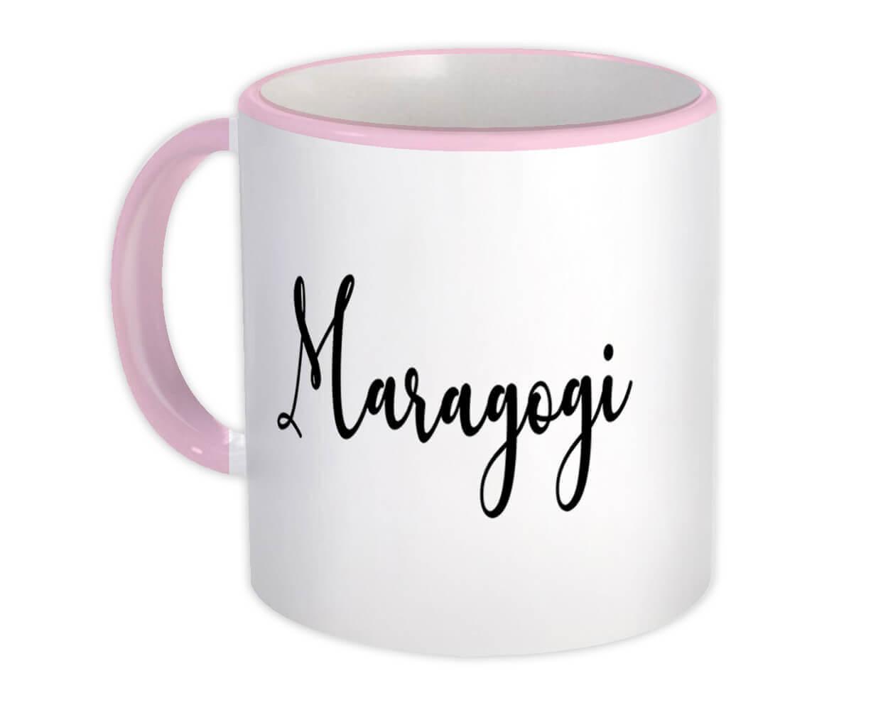 Gift Mug : Maragogi Cursive Travel Souvenir Country Brasil