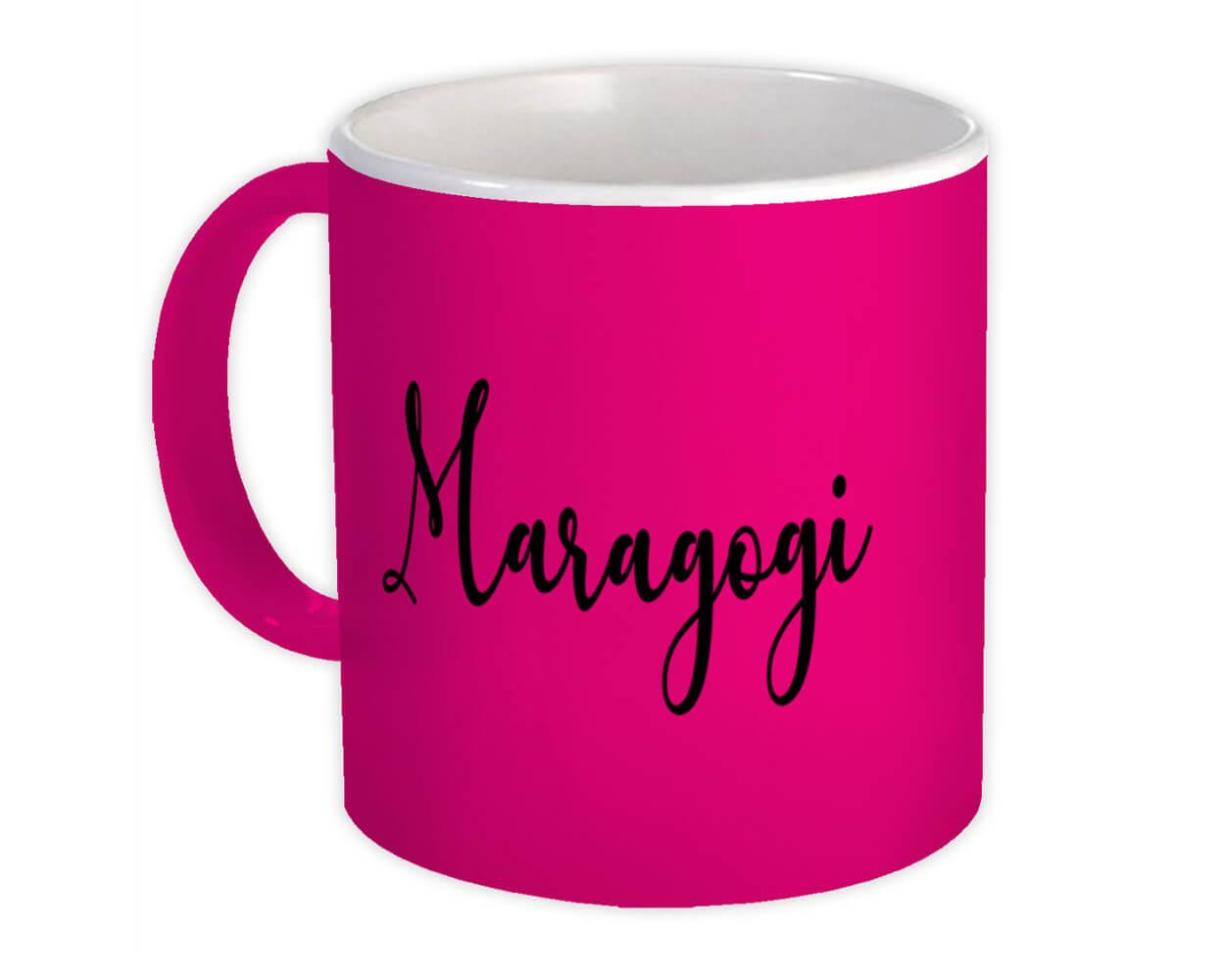 Gift Mug : Maragogi Cursive Travel Souvenir Country Brasil