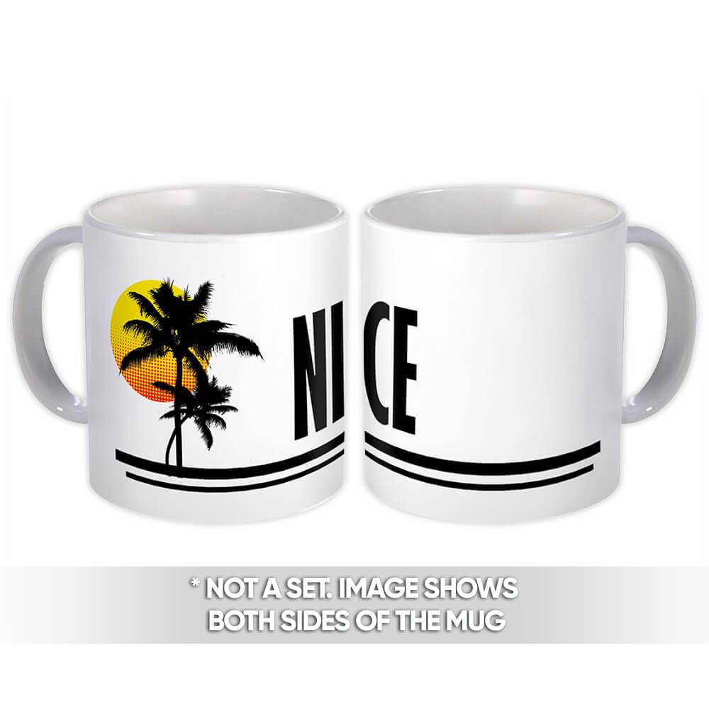 Gift Mug : Nice France Tropical Beach Travel Souvenir Summer