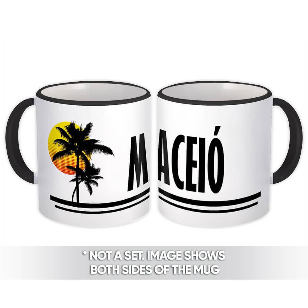 Gift Mug : Maceió Brasil Tropical Beach Travel Souvenir