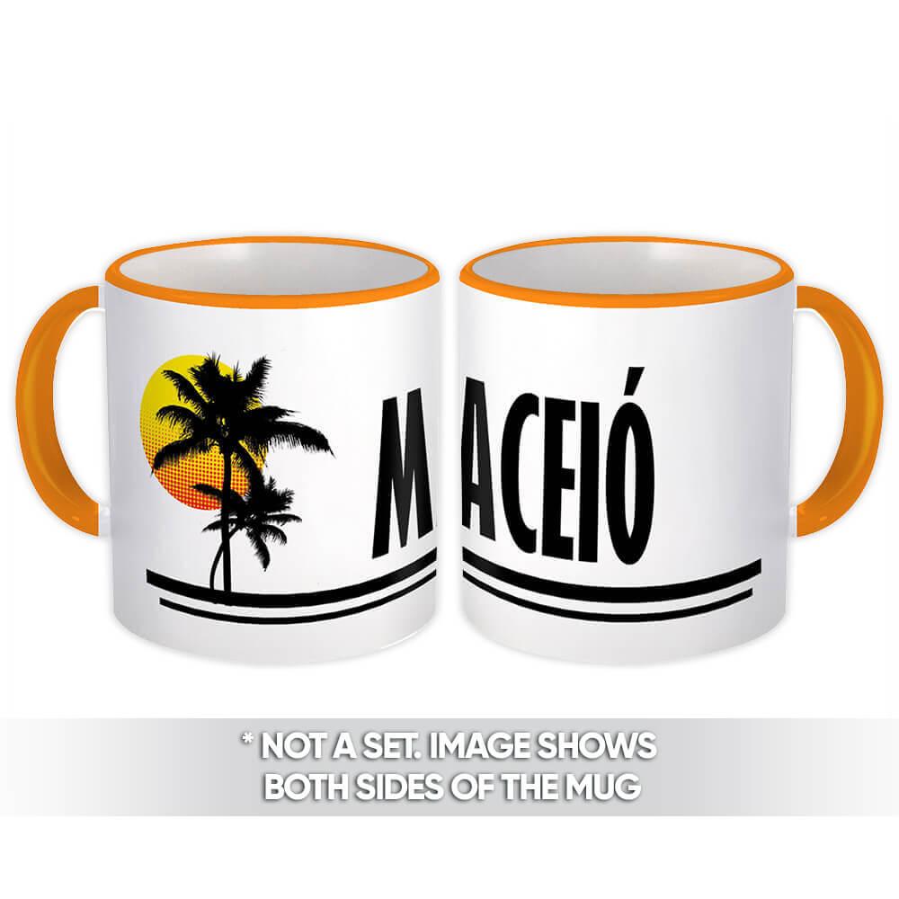 Gift Mug : Maceió Brasil Tropical Beach Travel Souvenir