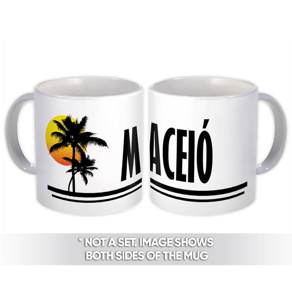 Gift Mug : Maceió Brasil Tropical Beach Travel Souvenir