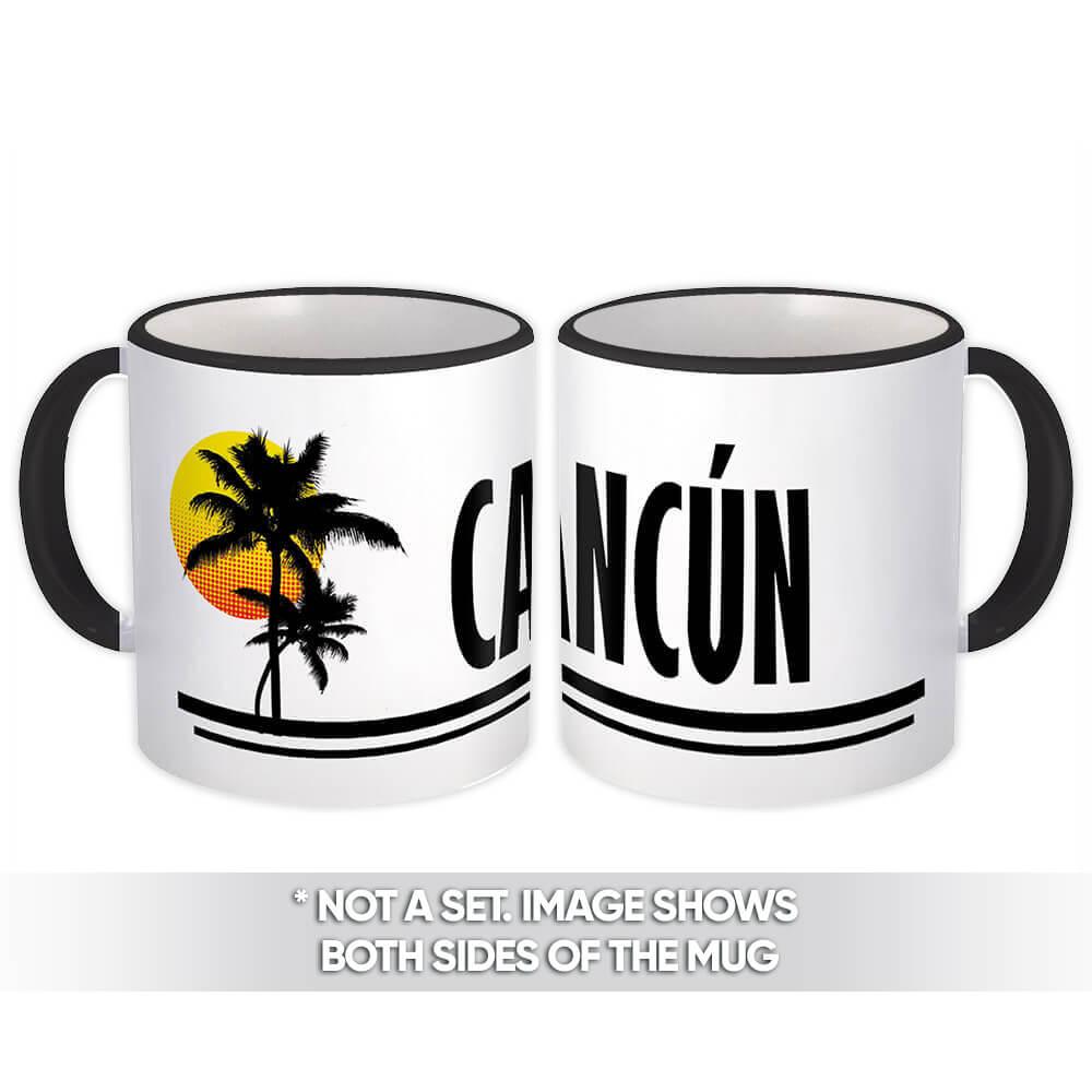 Gift Mug : Cancún Mexico Tropical Beach Travel Souvenir