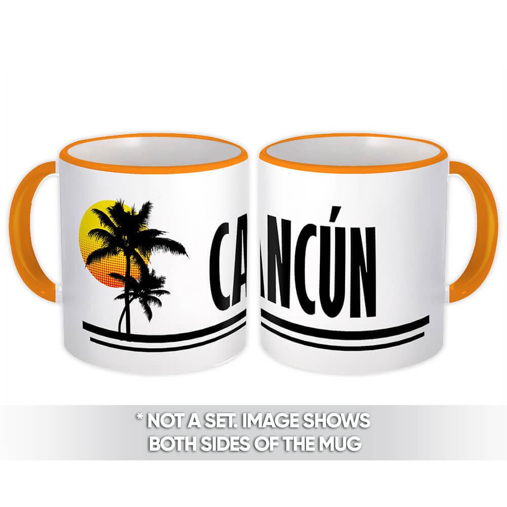 Gift Mug : Cancún Mexico Tropical Beach Travel Souvenir