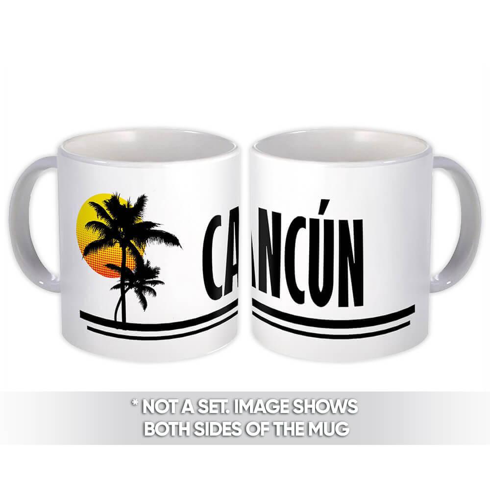 Gift Mug : Cancún Mexico Tropical Beach Travel Souvenir