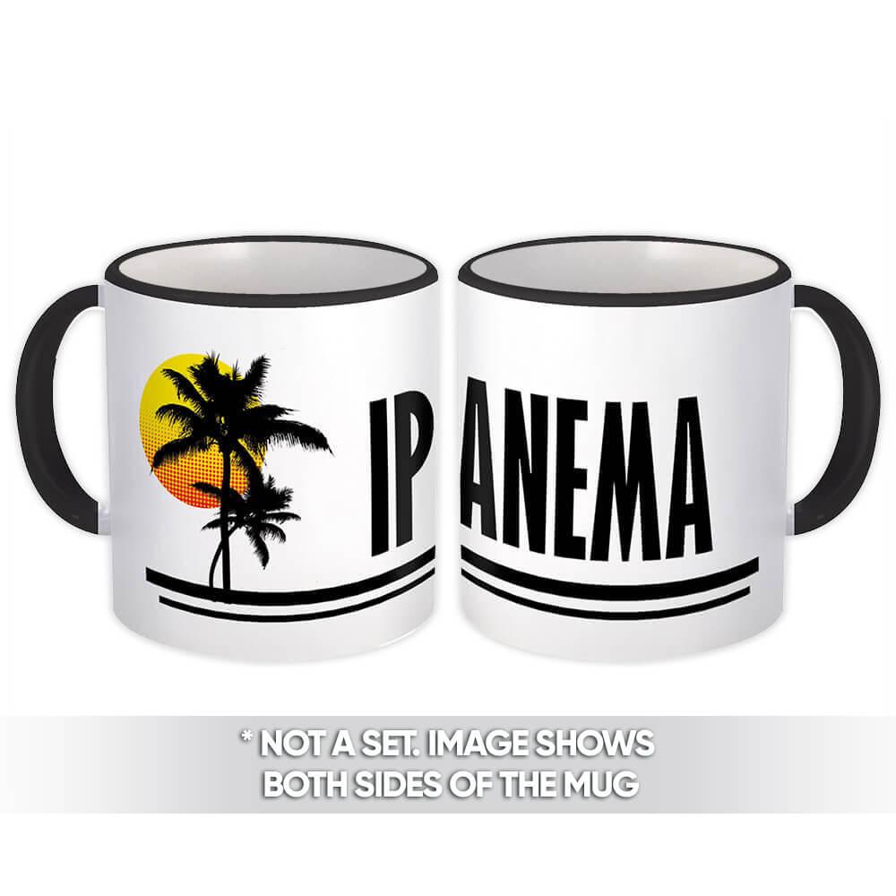 Gift Mug : Ipanema Brasil Tropical Beach Travel Souvenir