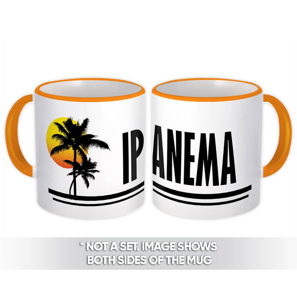 Gift Mug : Ipanema Brasil Tropical Beach Travel Souvenir