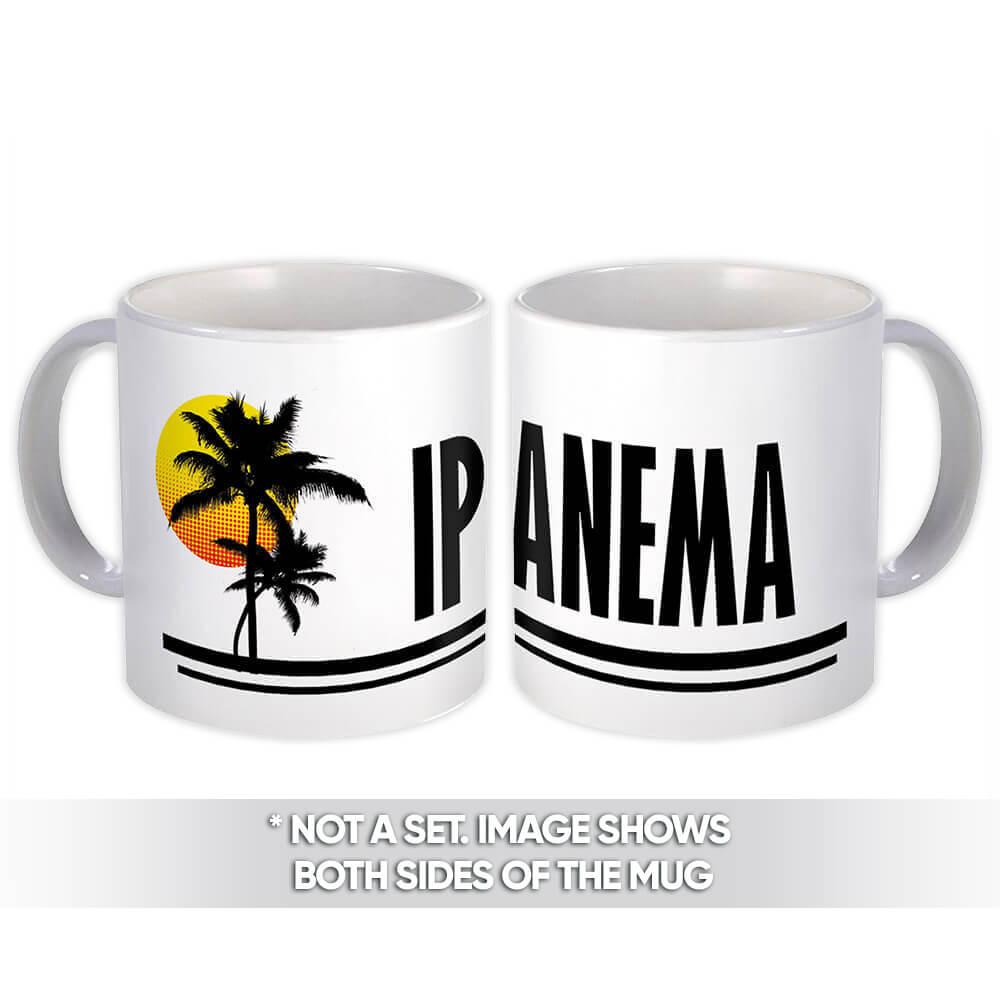 Gift Mug : Ipanema Brasil Tropical Beach Travel Souvenir