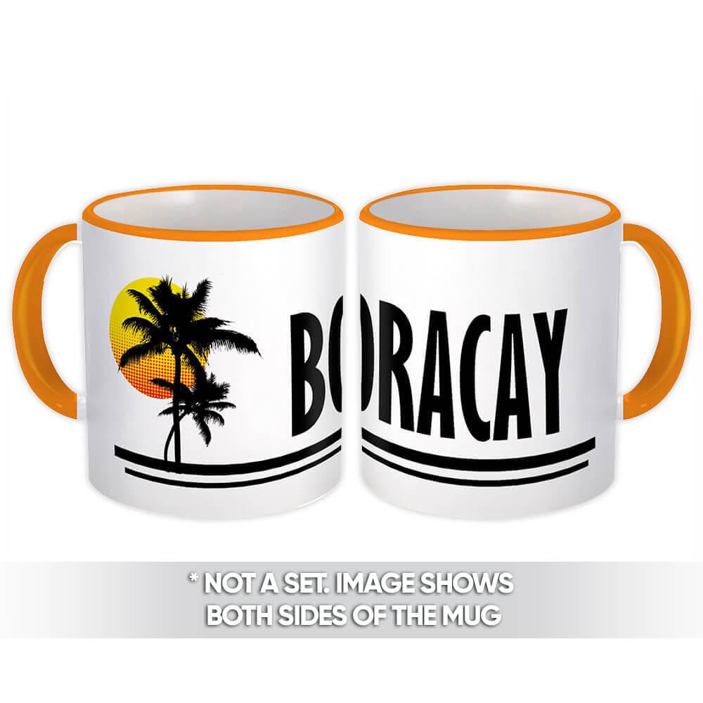 Gift Mug : Boracay Philippines Tropical Beach Travel Souvenir