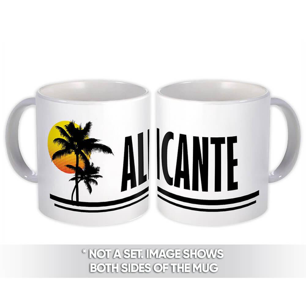 Gift Mug : Alicante Spain Tropical Beach Travel Souvenir