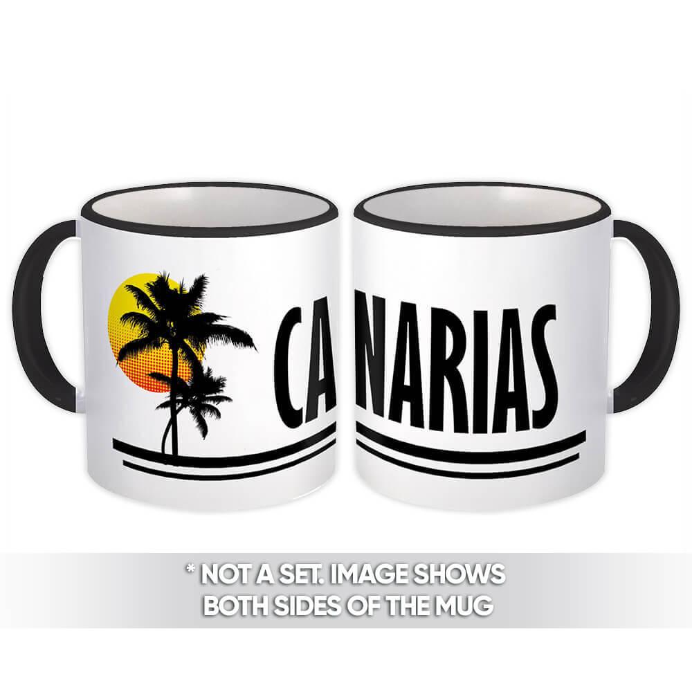 Gift Mug : Canarias Spain Tropical Beach Travel Souvenir