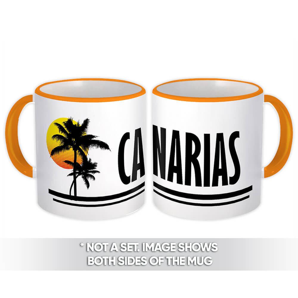 Gift Mug : Canarias Spain Tropical Beach Travel Souvenir