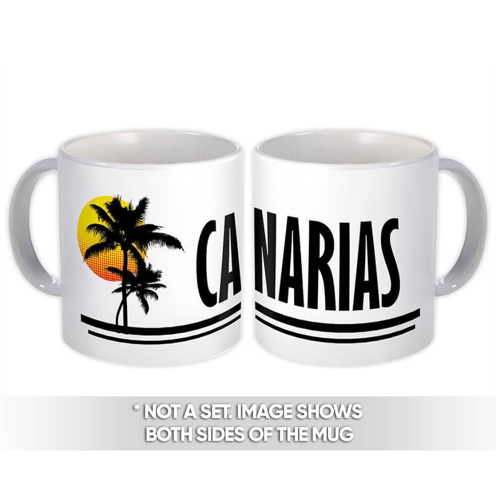 Gift Mug : Canarias Spain Tropical Beach Travel Souvenir