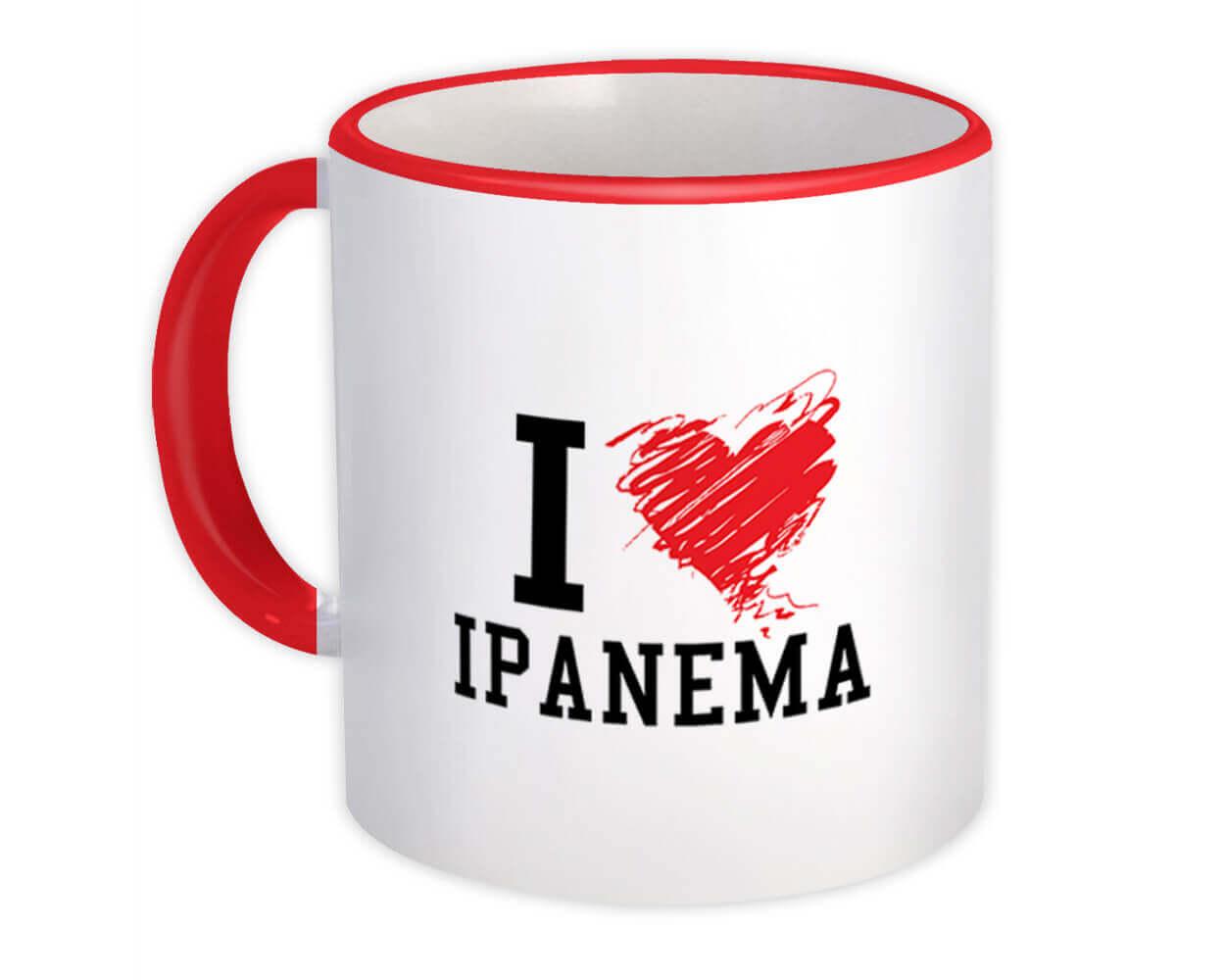 Gift Mug : I Love Ipanema Brasil Tropical Beach Travel Souvenir