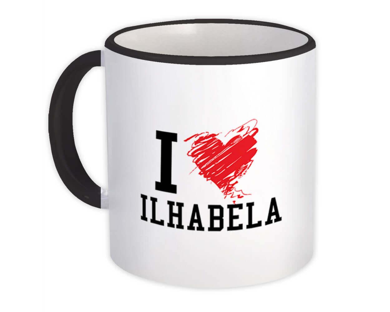 Gift Mug : I Love Ilhabela Brasil Tropical Beach Travel Souvenir