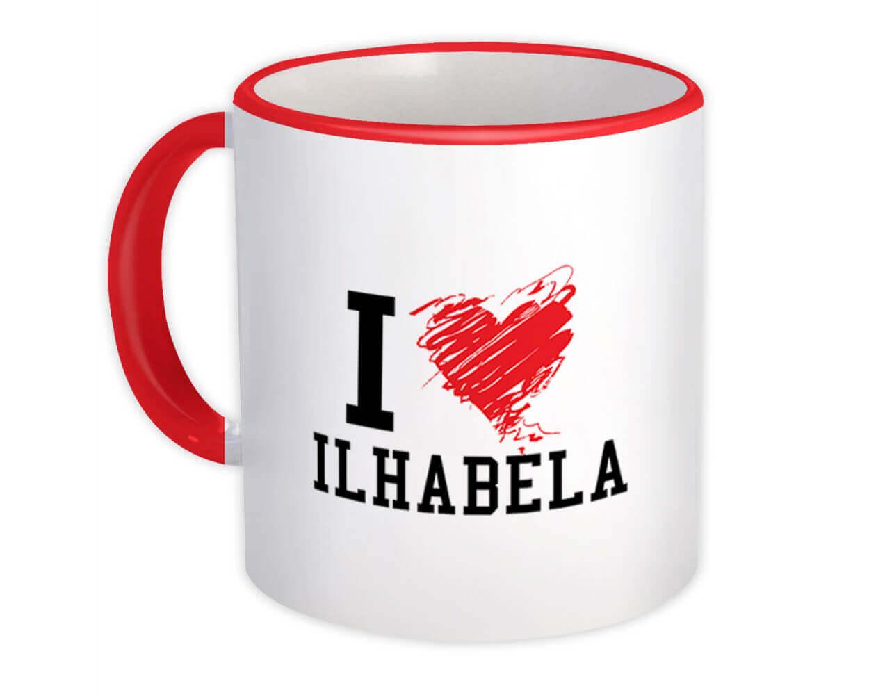 Gift Mug : I Love Ilhabela Brasil Tropical Beach Travel Souvenir