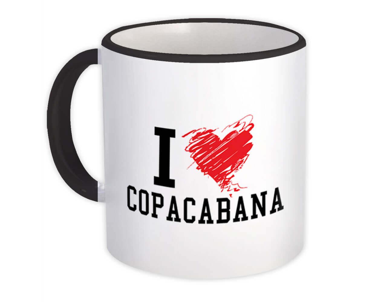 Gift Mug : I Love Copacabana Brasil Tropical Beach Travel Souvenir