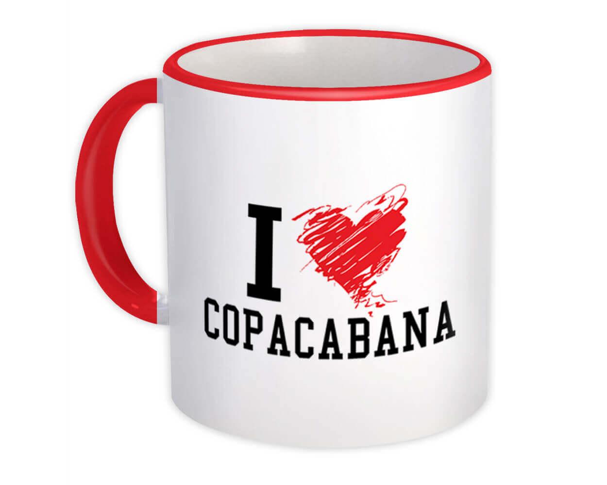 Gift Mug : I Love Copacabana Brasil Tropical Beach Travel Souvenir