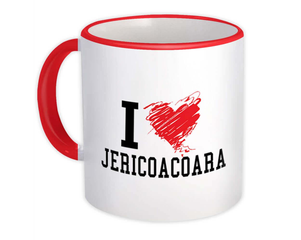 Gift Mug : I Love Jericoacoara Brasil Tropical Beach Travel Souvenir