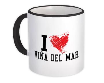 I Love Viña del Mar : Gift Mug Chile Tropical Beach Travel Souvenir