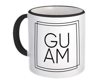 Guam : Gift Mug Square Souvenir Travel Beach Guam Beach Tropical Summer
