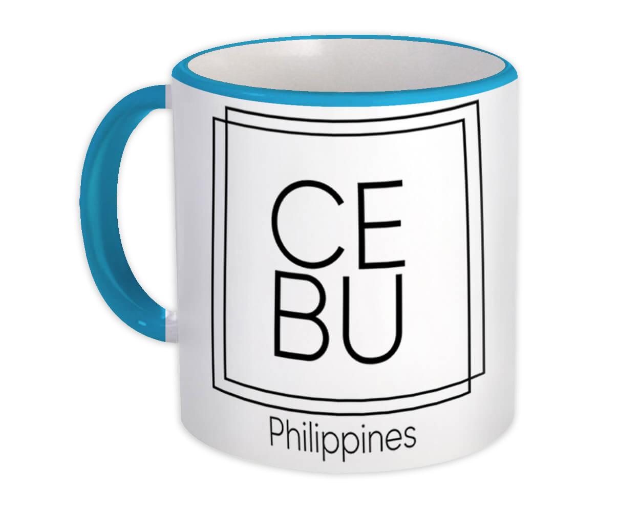 Gift Mug : Cebu Square Souvenir Travel Beach Philippines