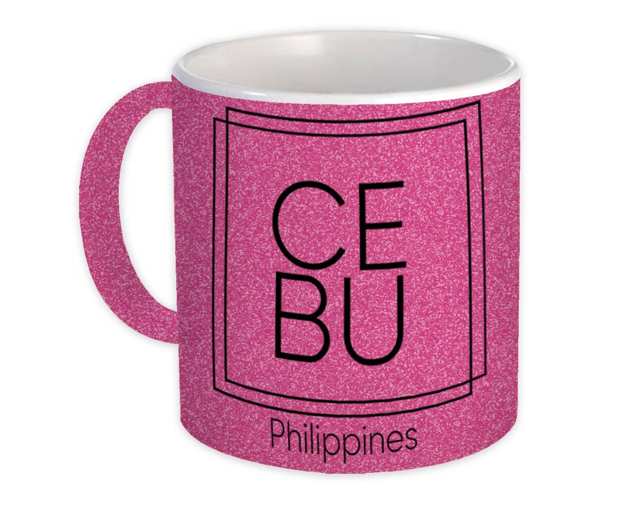 Gift Mug : Cebu Square Souvenir Travel Beach Philippines