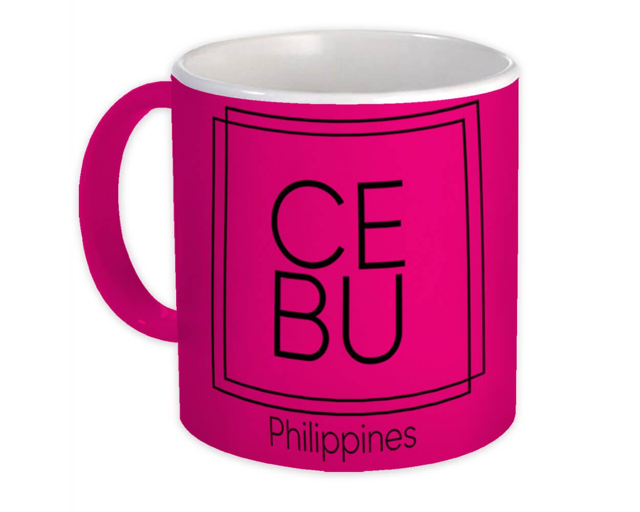 Gift Mug : Cebu Square Souvenir Travel Beach Philippines