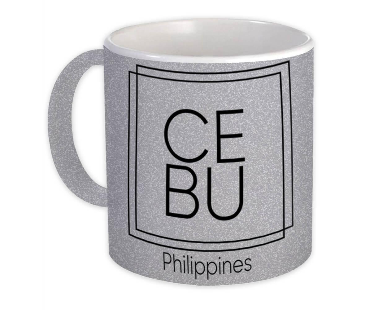 Gift Mug : Cebu Square Souvenir Travel Beach Philippines